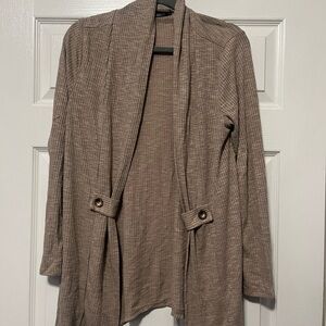 Elegant Women's Cardigan in Taupe